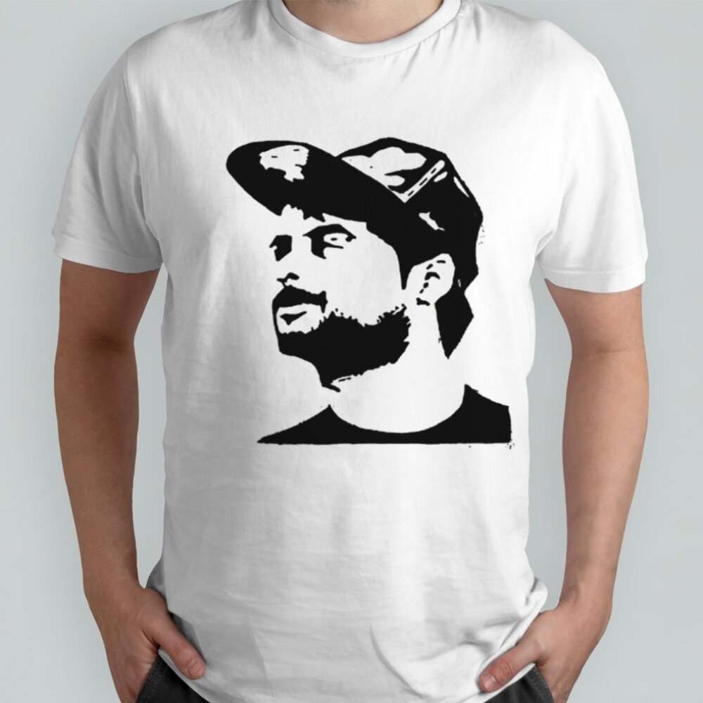 Tovino Thomas Art Shirt Actor Tribute Vintage Graphic Tee Malayalam Film Fan